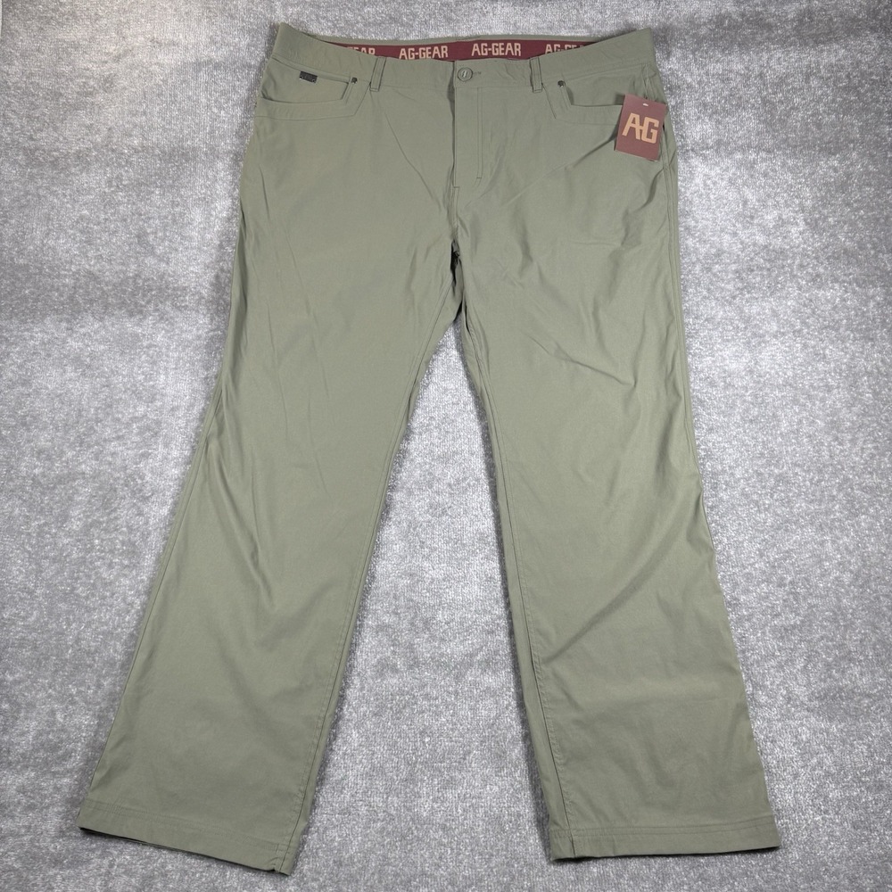 NWT AG Gear Pants Men's 44x32 Green Performance Cultivator Stretch Tech Outdoor